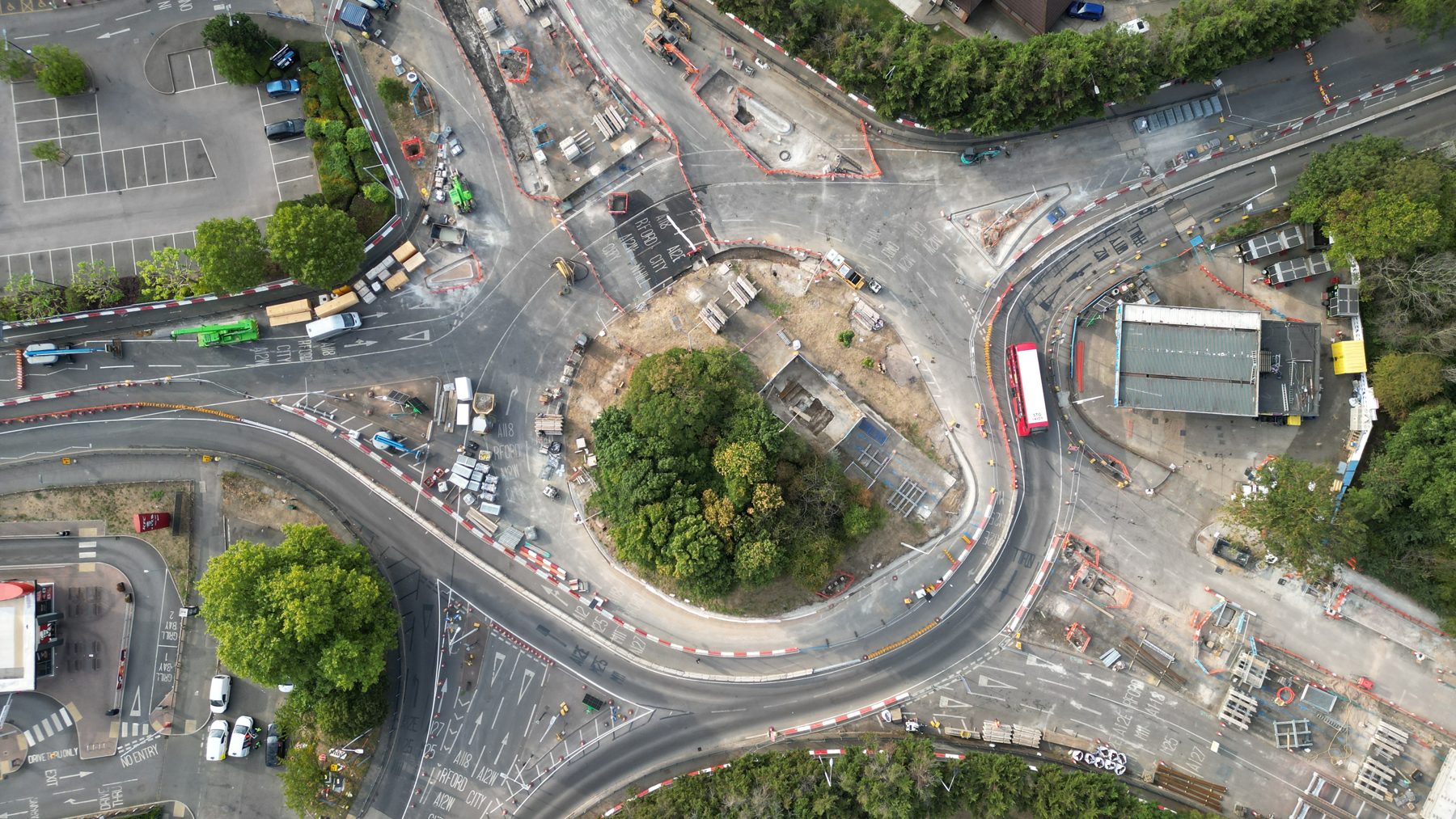 Fotografija iš oro rytų Londone iš Drone Studio